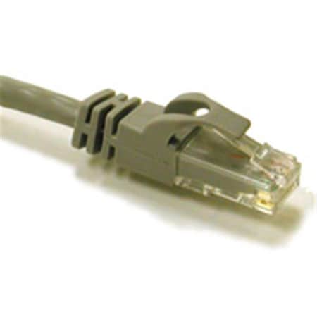 25ft CAT 6 550Mhz SNAGLESS PATCH CABLE GRAY, 25PK